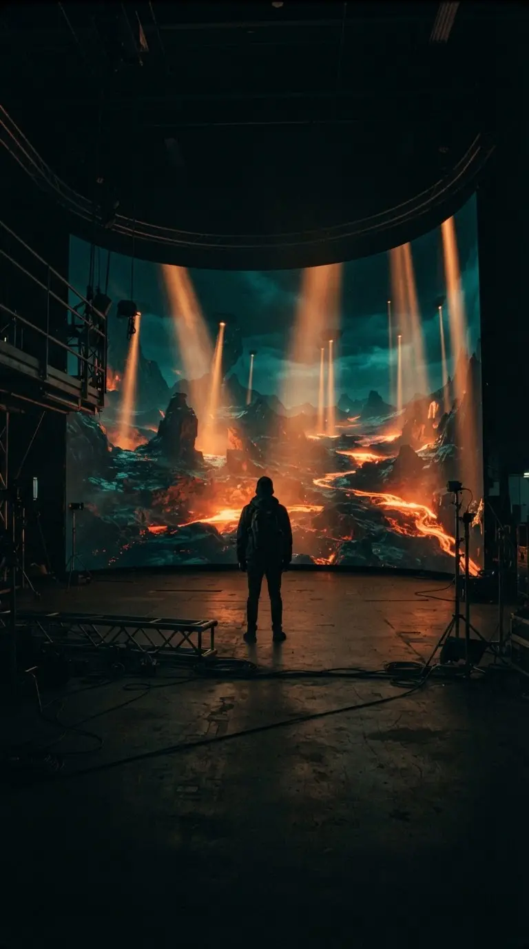 Virtual Stage — AI-generated concept frame