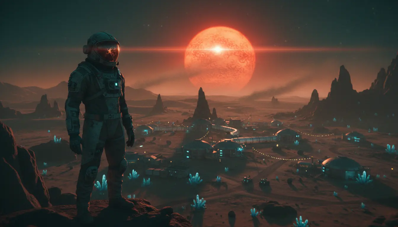 Last Light of Kepler — AI-generated concept frame